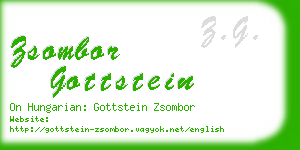 zsombor gottstein business card